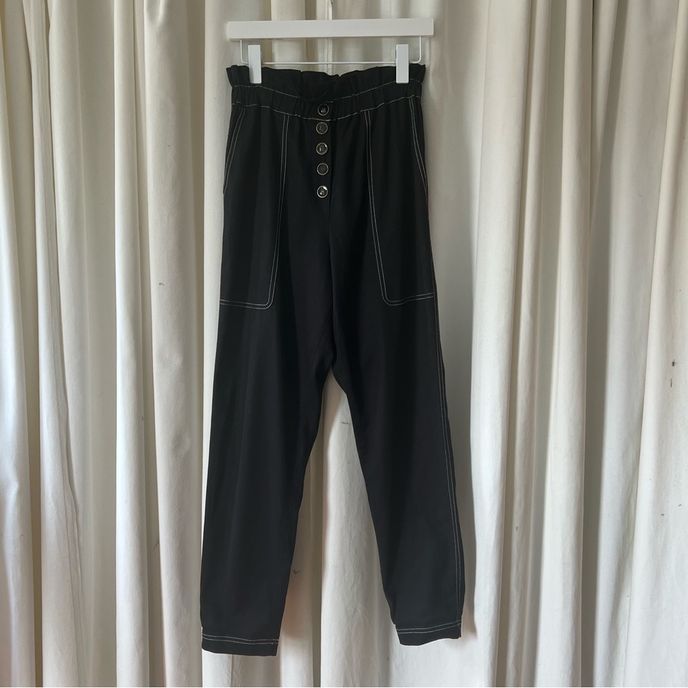 ULLA JOHNSON Black Pants 4
